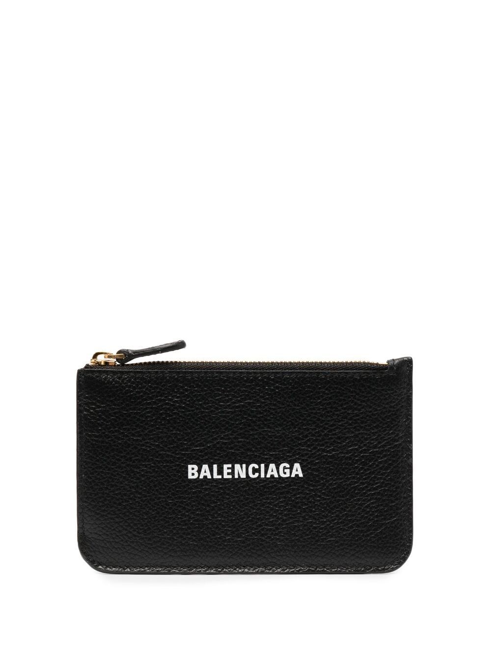 balenciaga logo wallet