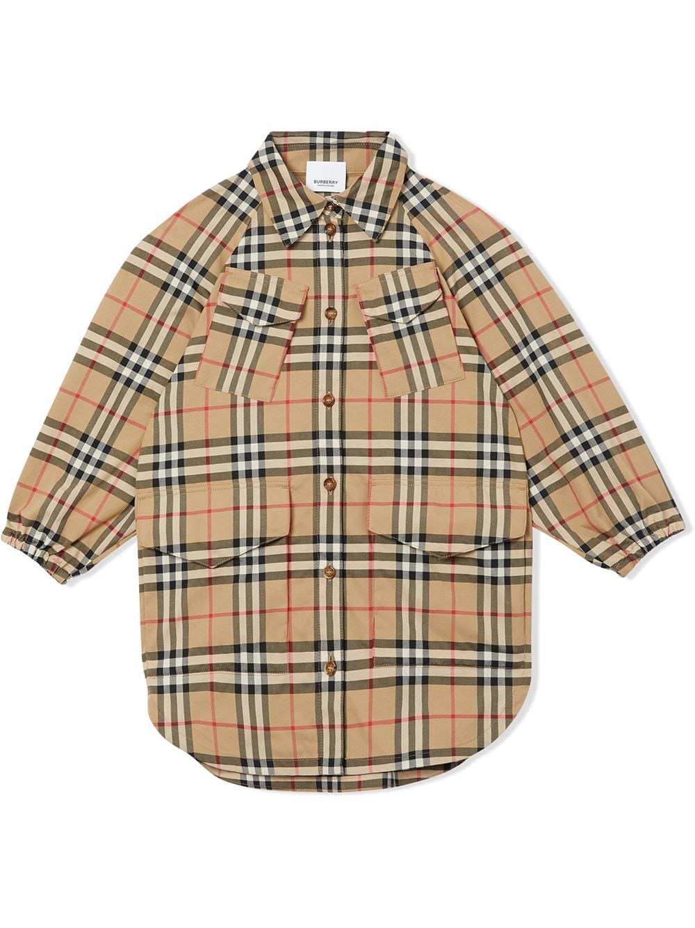 Burberry Kids' Abito Teigan In Brown