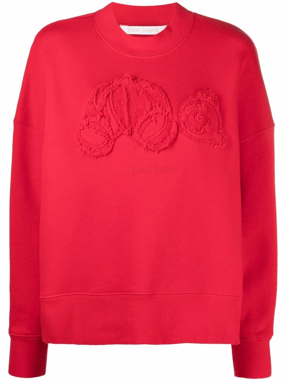 palm angels TEDDY BEAR SWEATER available on montiboutique.com - 41065