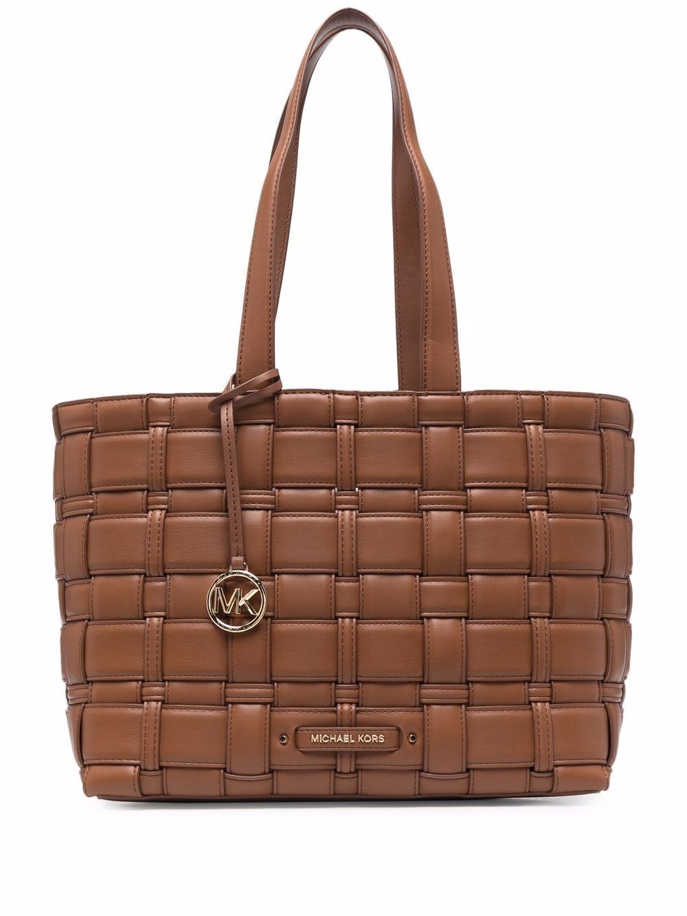 mk brown tote bolsa