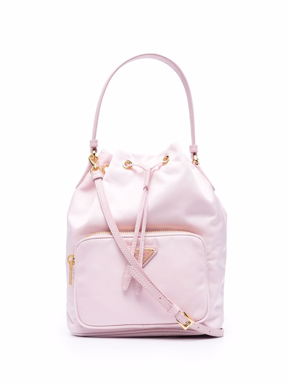 prada bucket bag pink