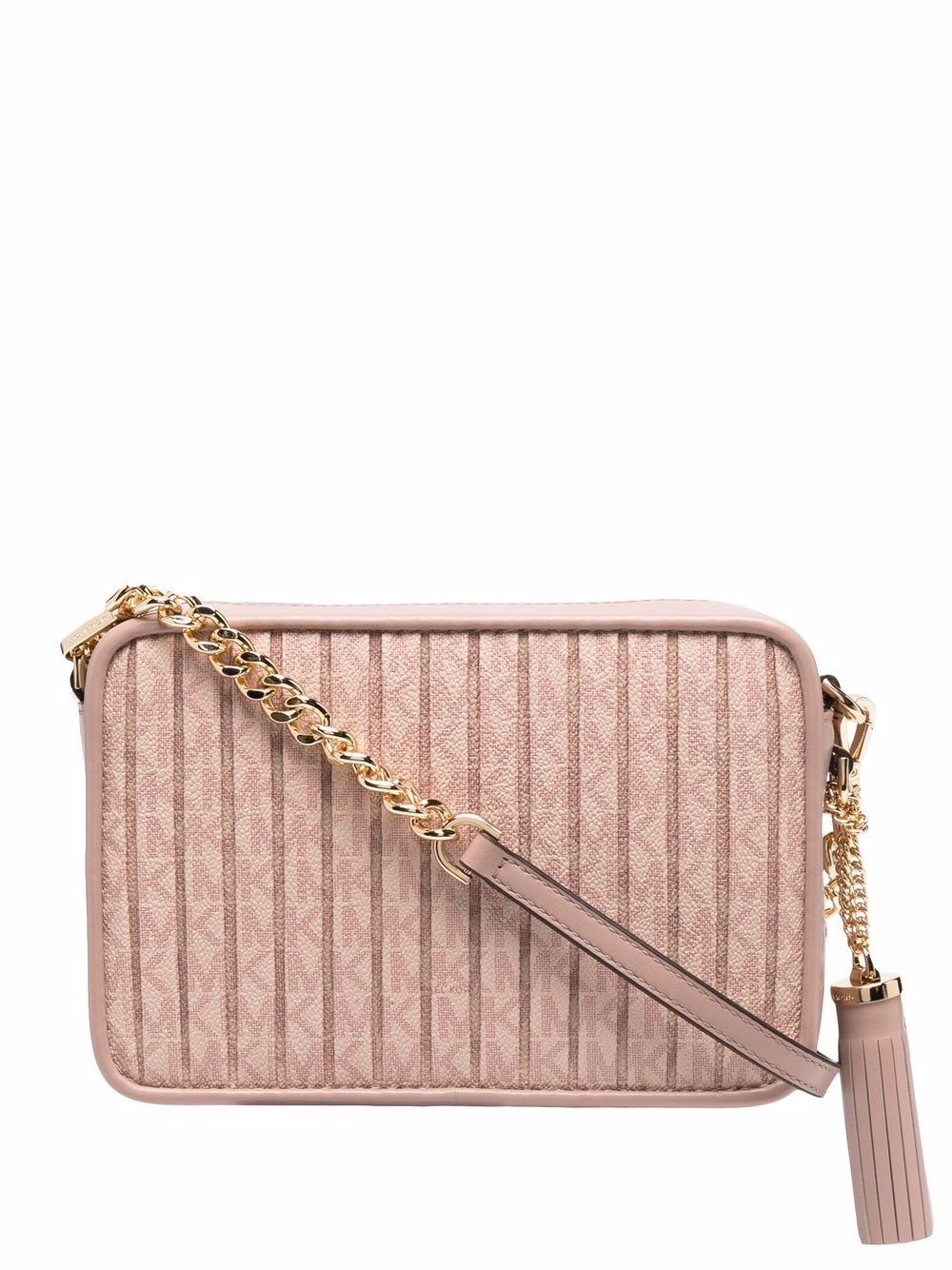 BORSA A MANO MICHAEL KORS MK 30S0g0EM0B CECE BORSA MEDIA MONOGRAMMED LOGO  Marrone Tela ref.444597 - Joli Closet