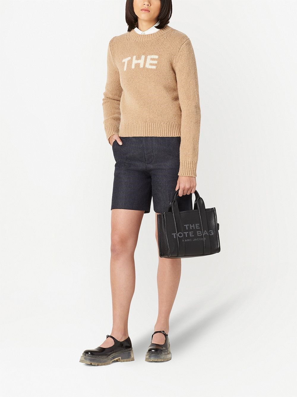 THE LEATHER SMALL TOTE BAG