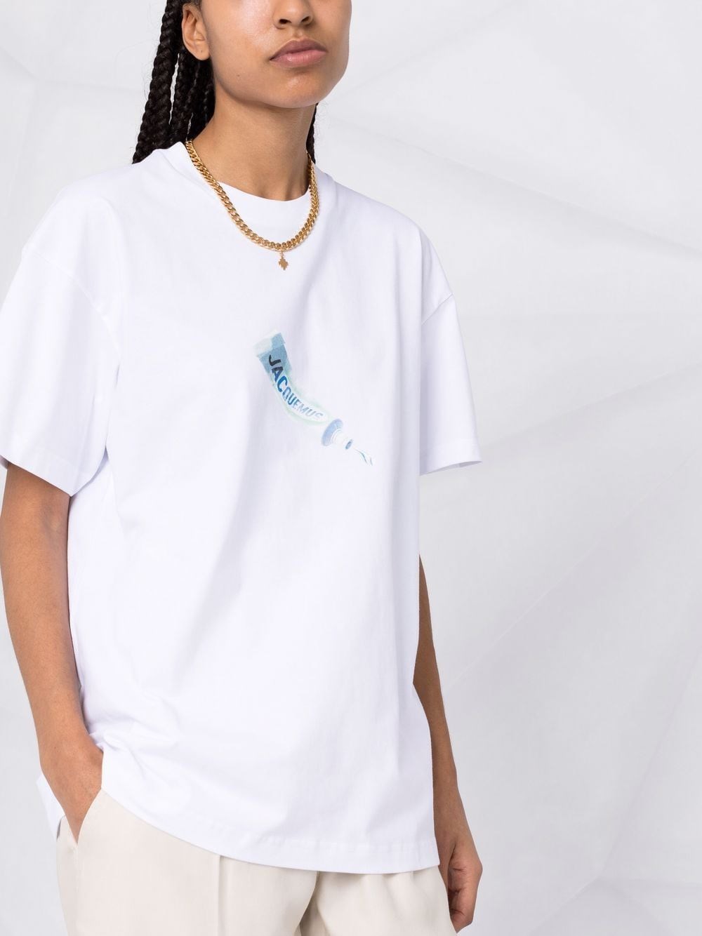 jacquemus TOOTHPASTE T-SHIRT available on montiboutique.com - 46094