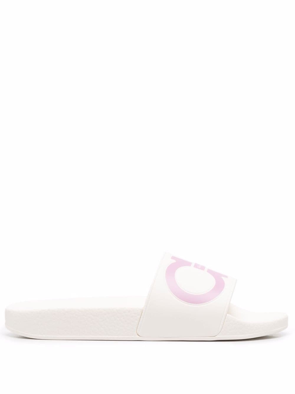 pink ferragamo slides