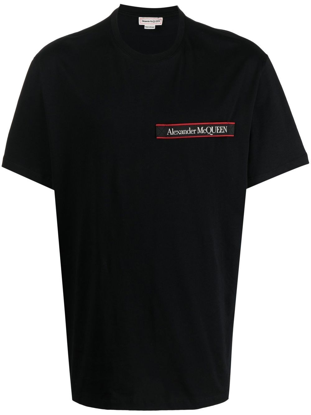Alexander Mcqueen T-shirt Logo In Black