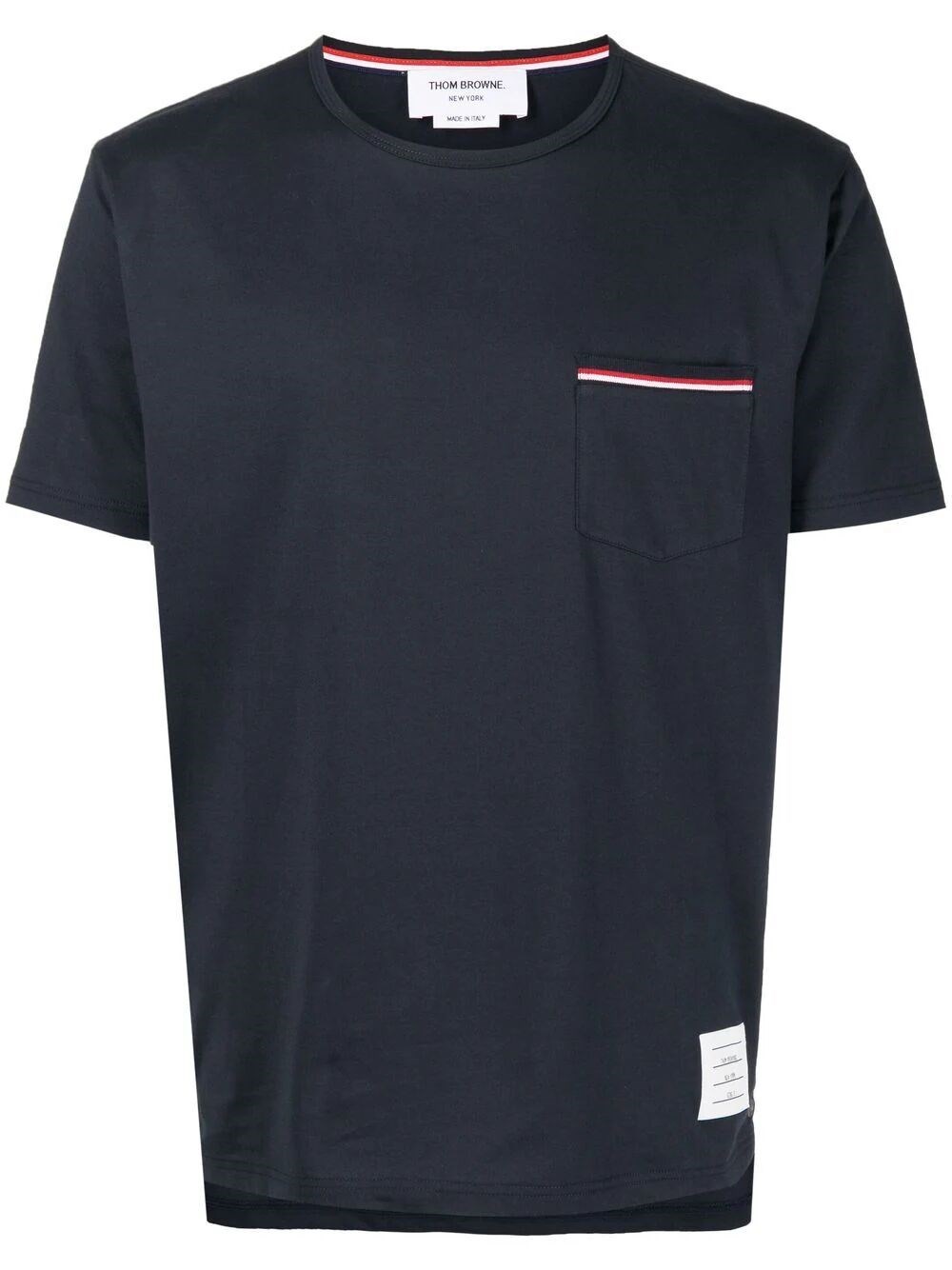 Thom Browne Oversized Short Sleeves T-shirt In Black