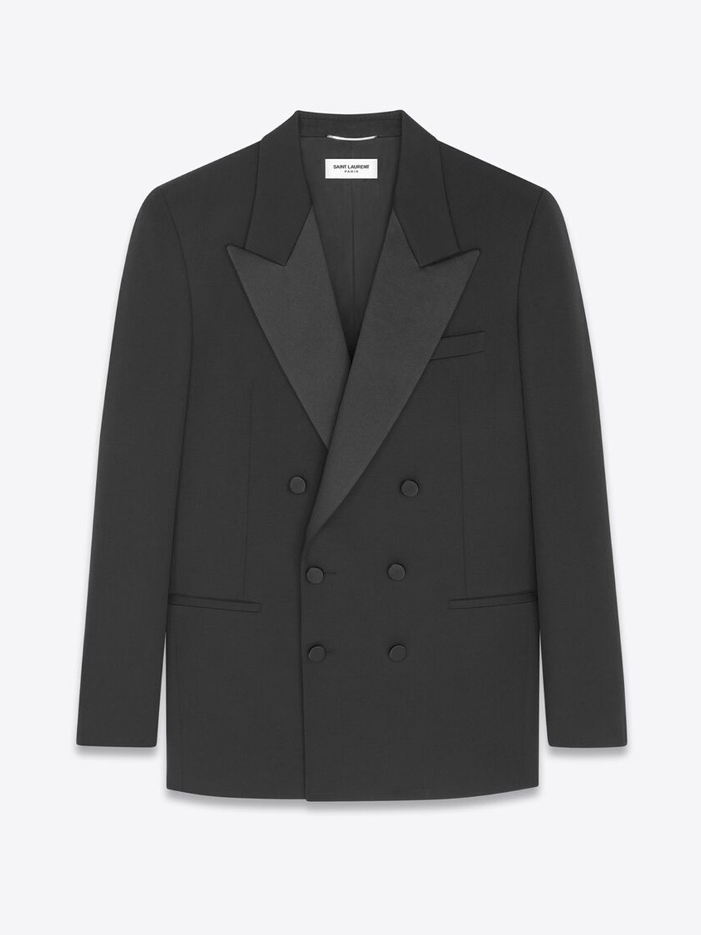 Shop Saint Laurent Jacket In Black