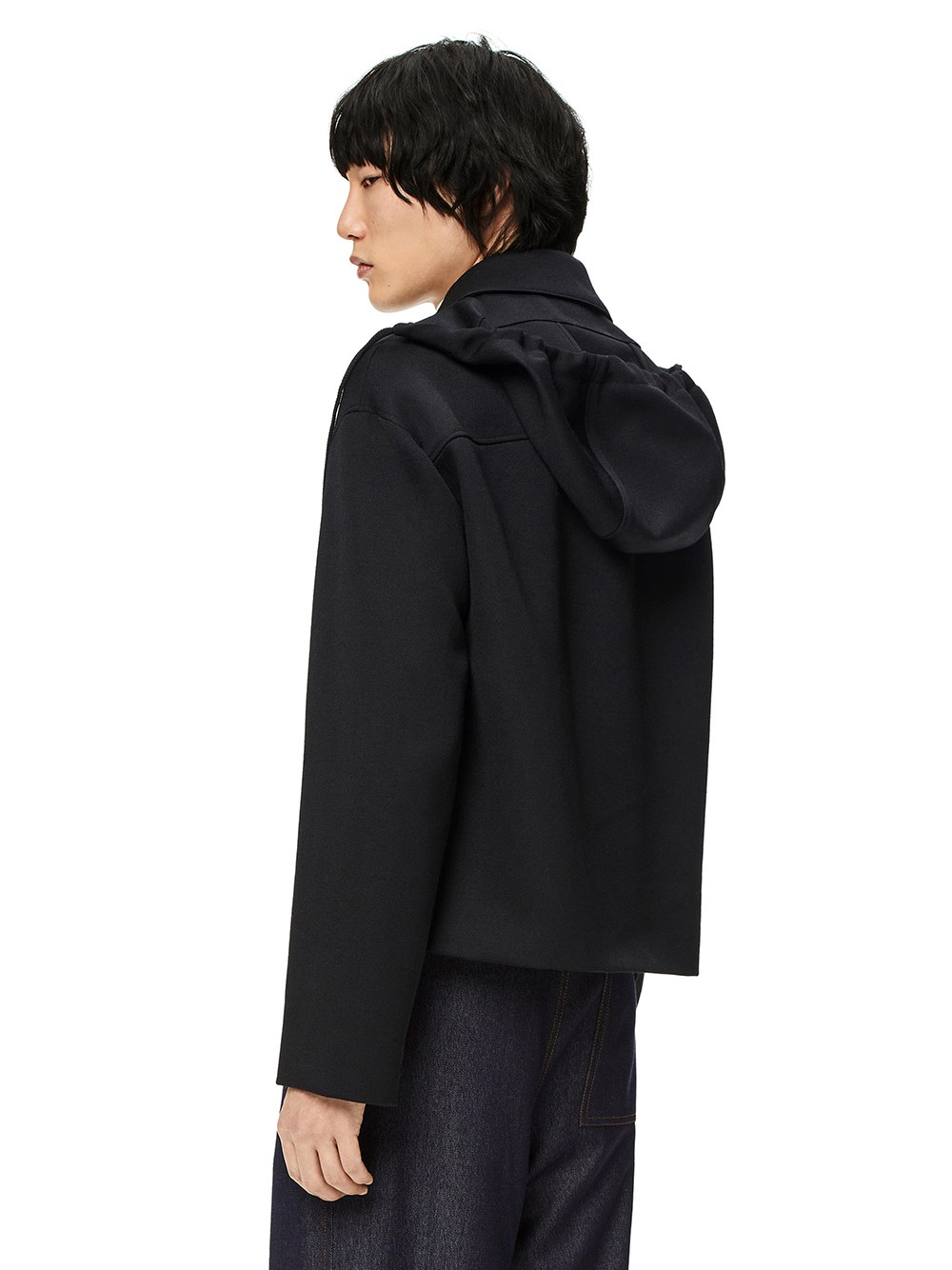 LOEWE Anagram cotton gabardine parka フーデッド パーカ 