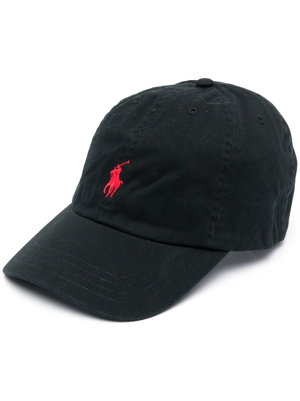 Ralph Lauren Kids' Logo Cap In Black