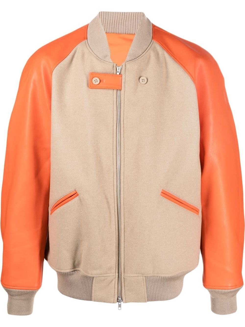 Y-3 Classic Varsity Bomber Jacket In Yellow & Orange