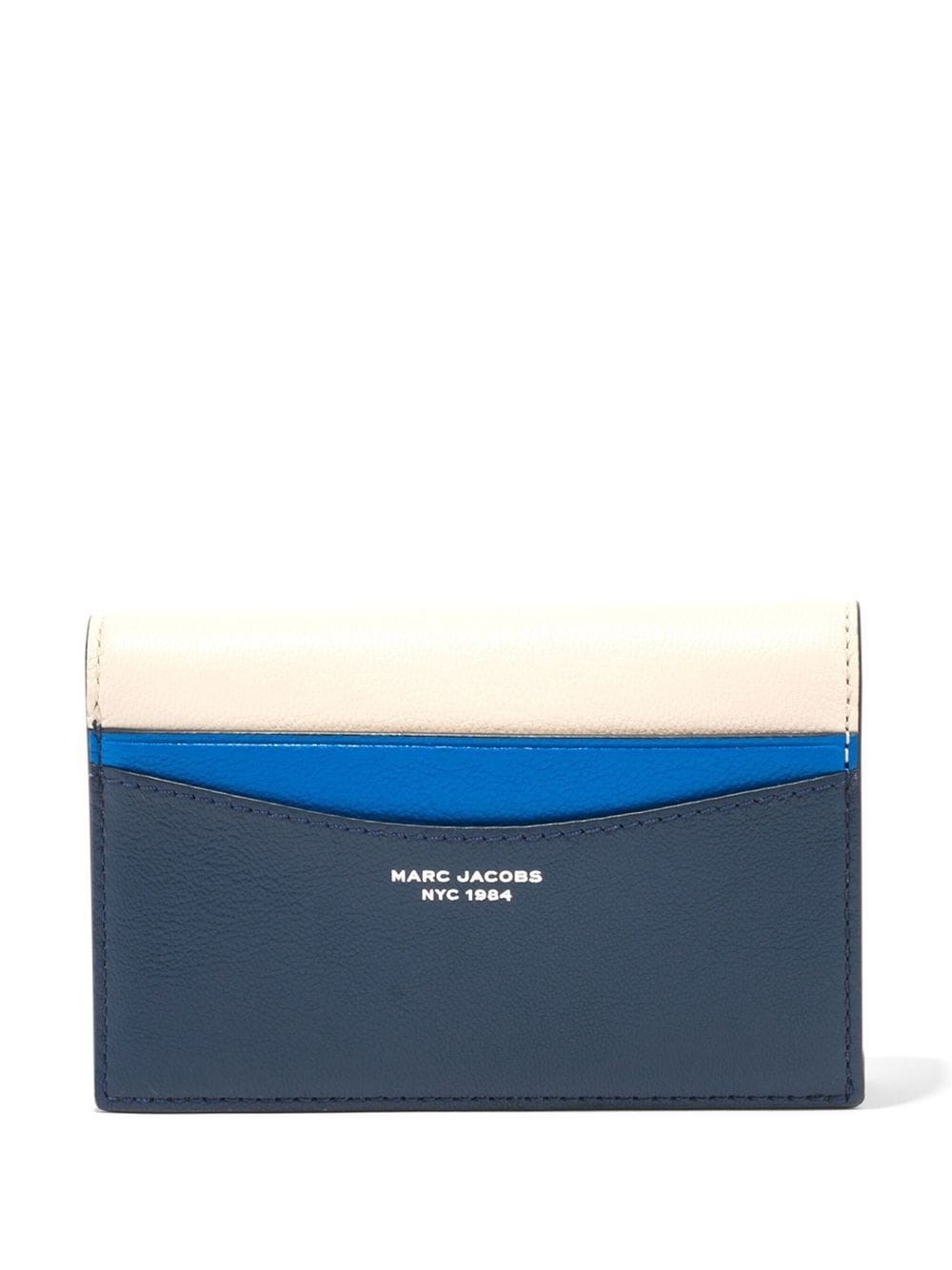 New MARC BY MARC JACOBS Cobalt Blue 100% Cow Leather Wallet (tag