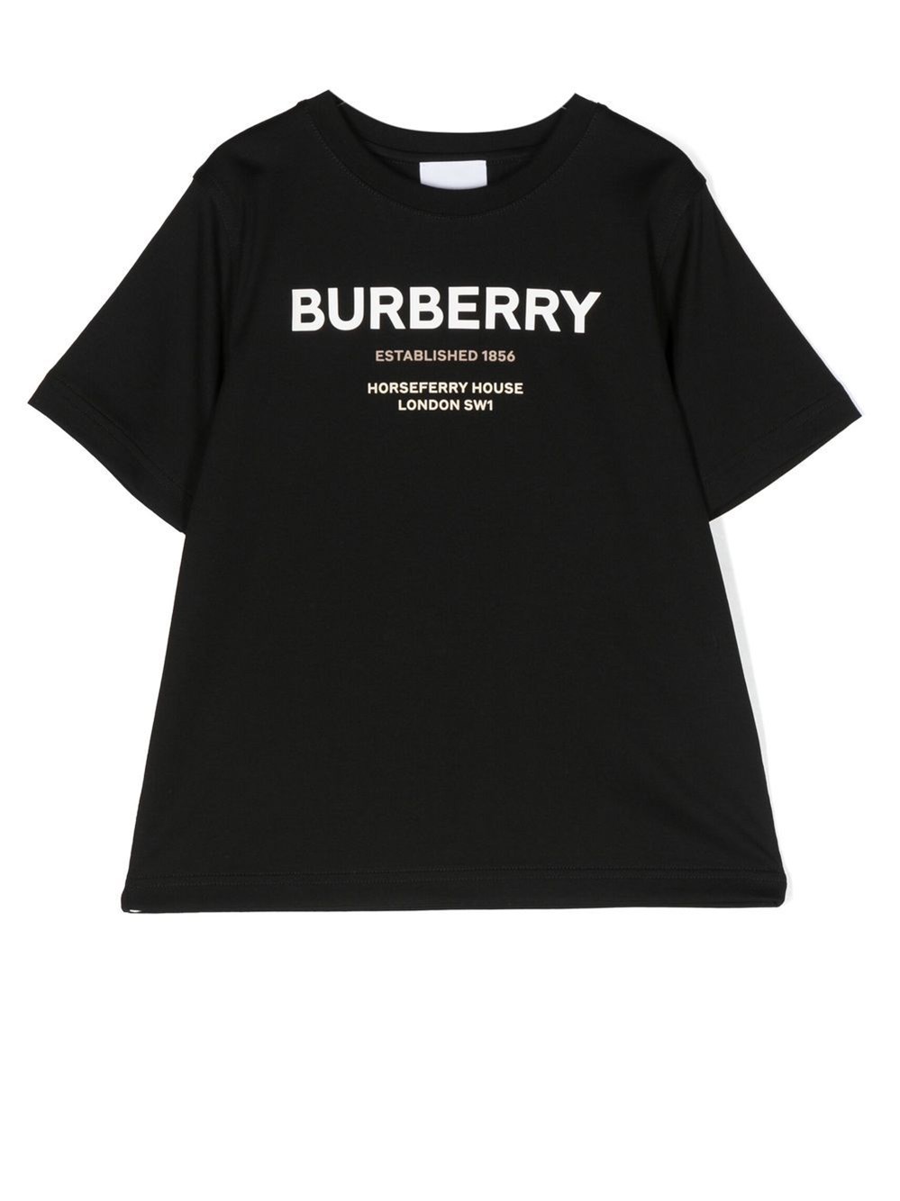 Shop Burberry T-shirt Cedar In Black