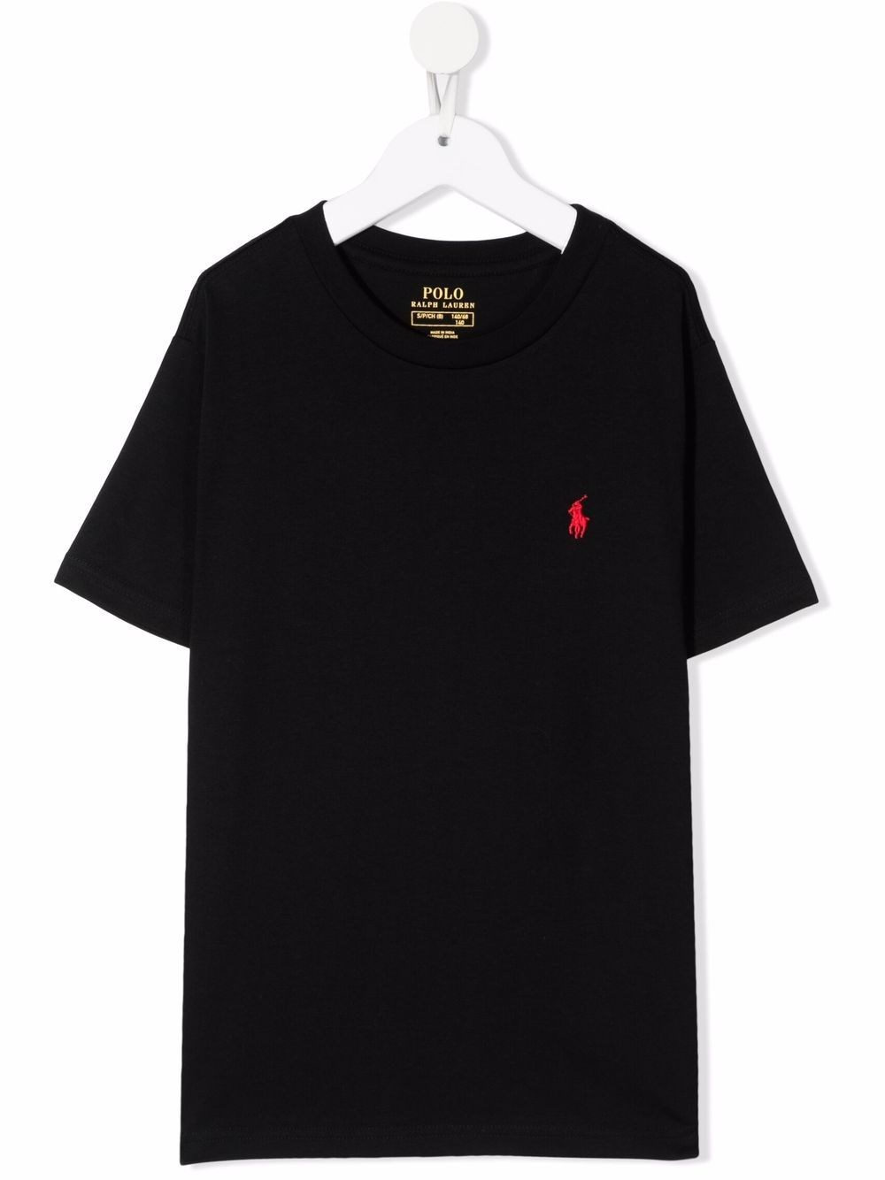 Ralph Lauren Kids' Logo T-shirt In Black