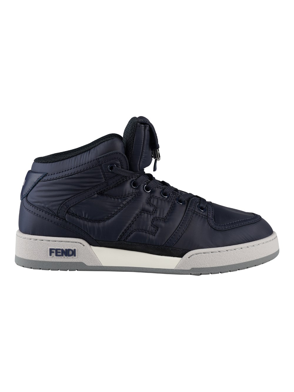 Fendi Logo Sneakers In Blue