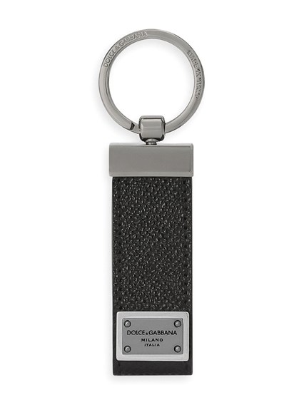 【関税＆送料込み】Fendi Ff Squared Leather Key Ring Access FF Squared Key Ring Leather Black | Fendi