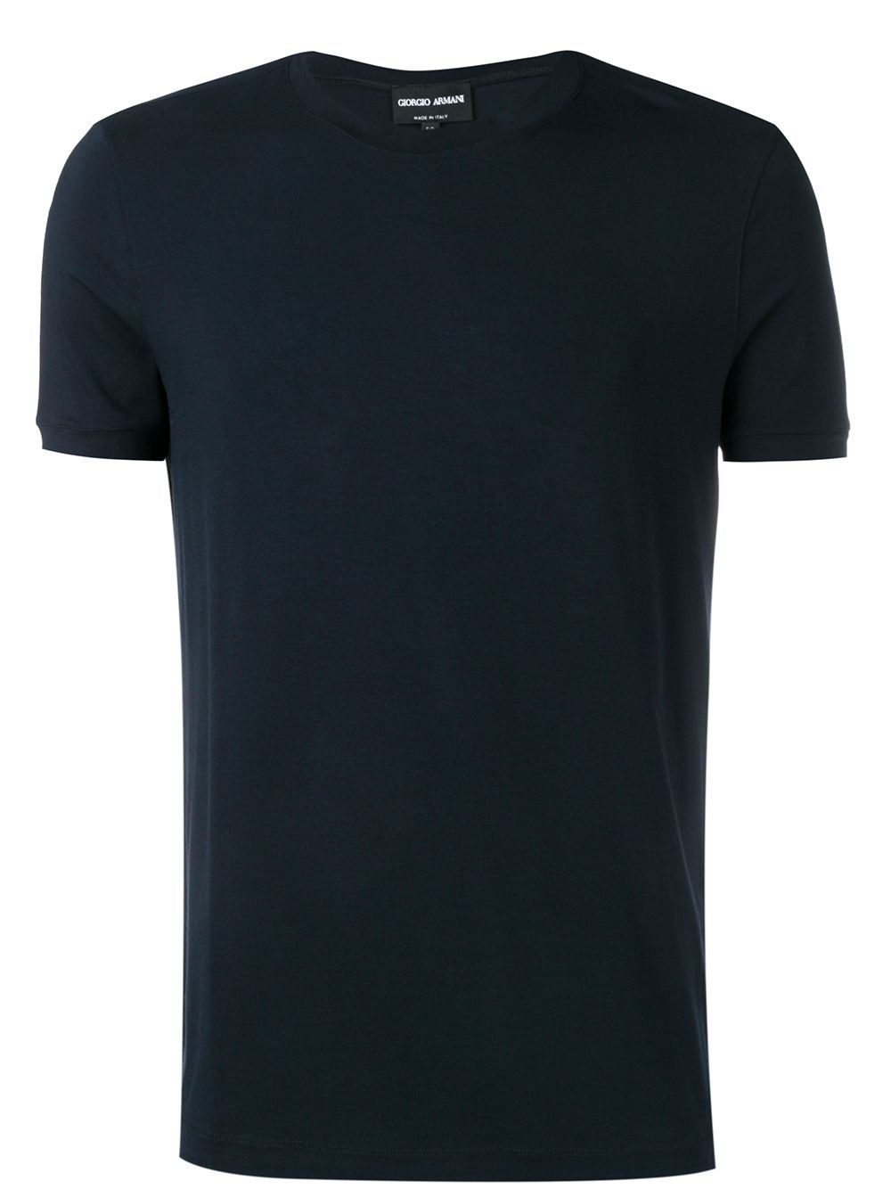 Giorgio Armani Low-constrast Print T-shirt In Blue