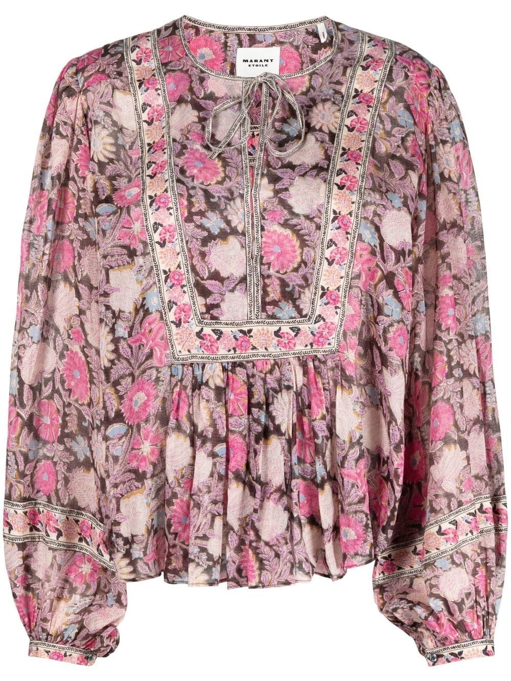 Isabel Marant Étoile Gayle Blouse In Multicolour