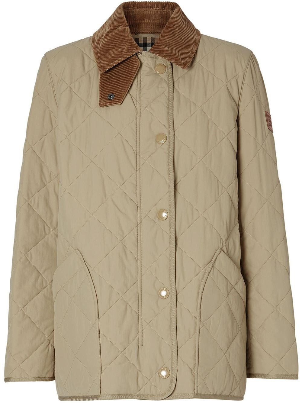 Shop Burberry Cotswold Jacket In Brown