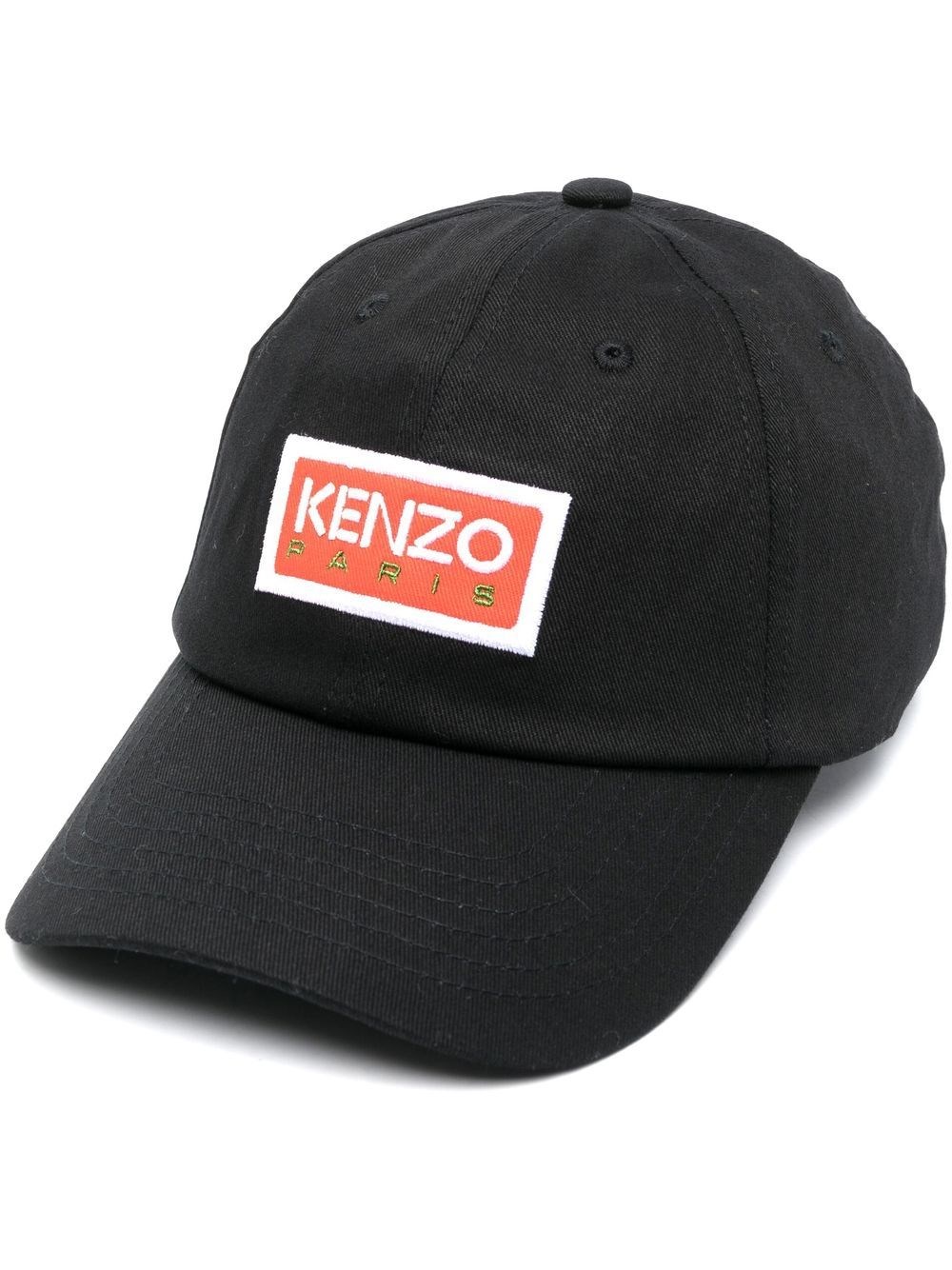 Shop Kenzo Cap In Black