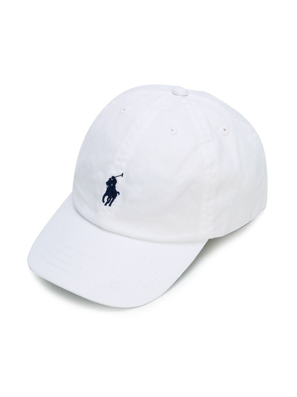 Shop Ralph Lauren Logo Cap In White
