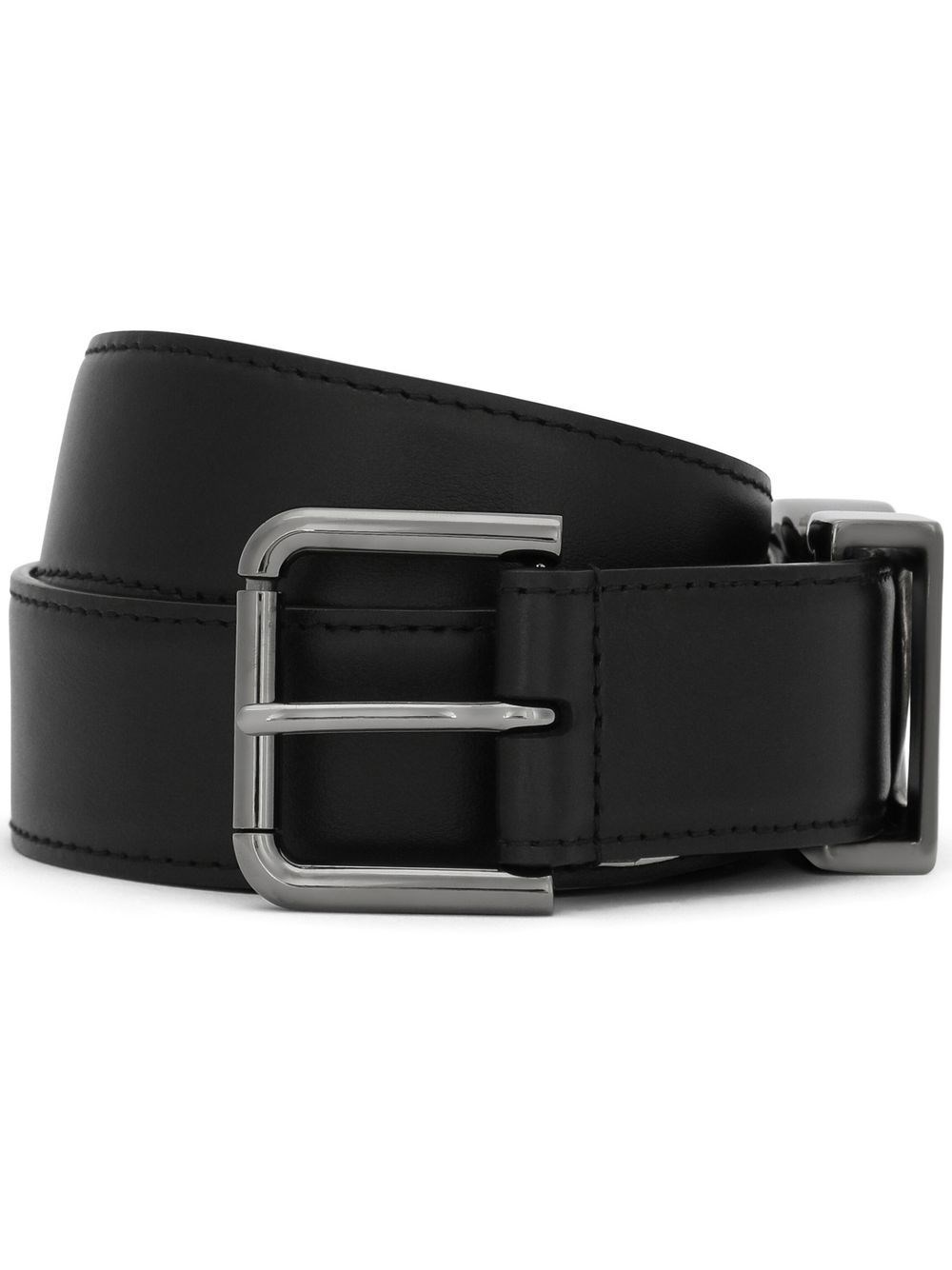 Shop Dolce & Gabbana Belt In Black