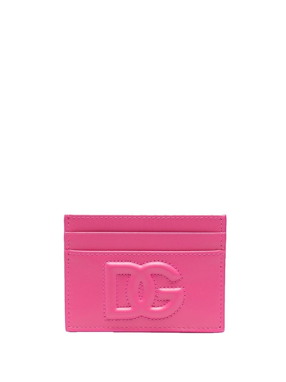 Dolce & Gabbana Card Holder In Pink & Purple