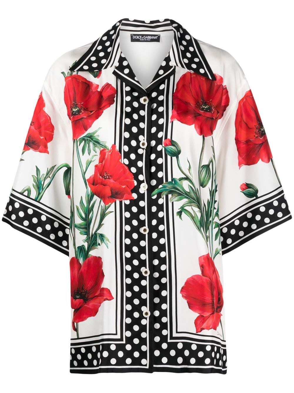 Dolce & Gabbana Camicia In Multicolour