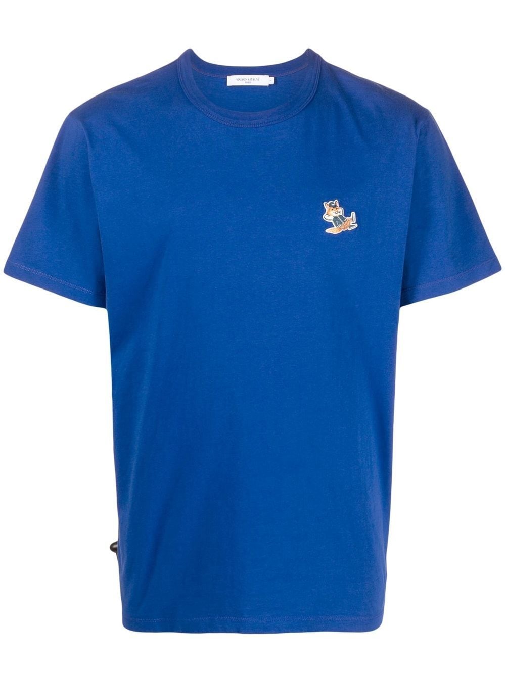 Maison Kitsuné T-shirt Logo In Blue