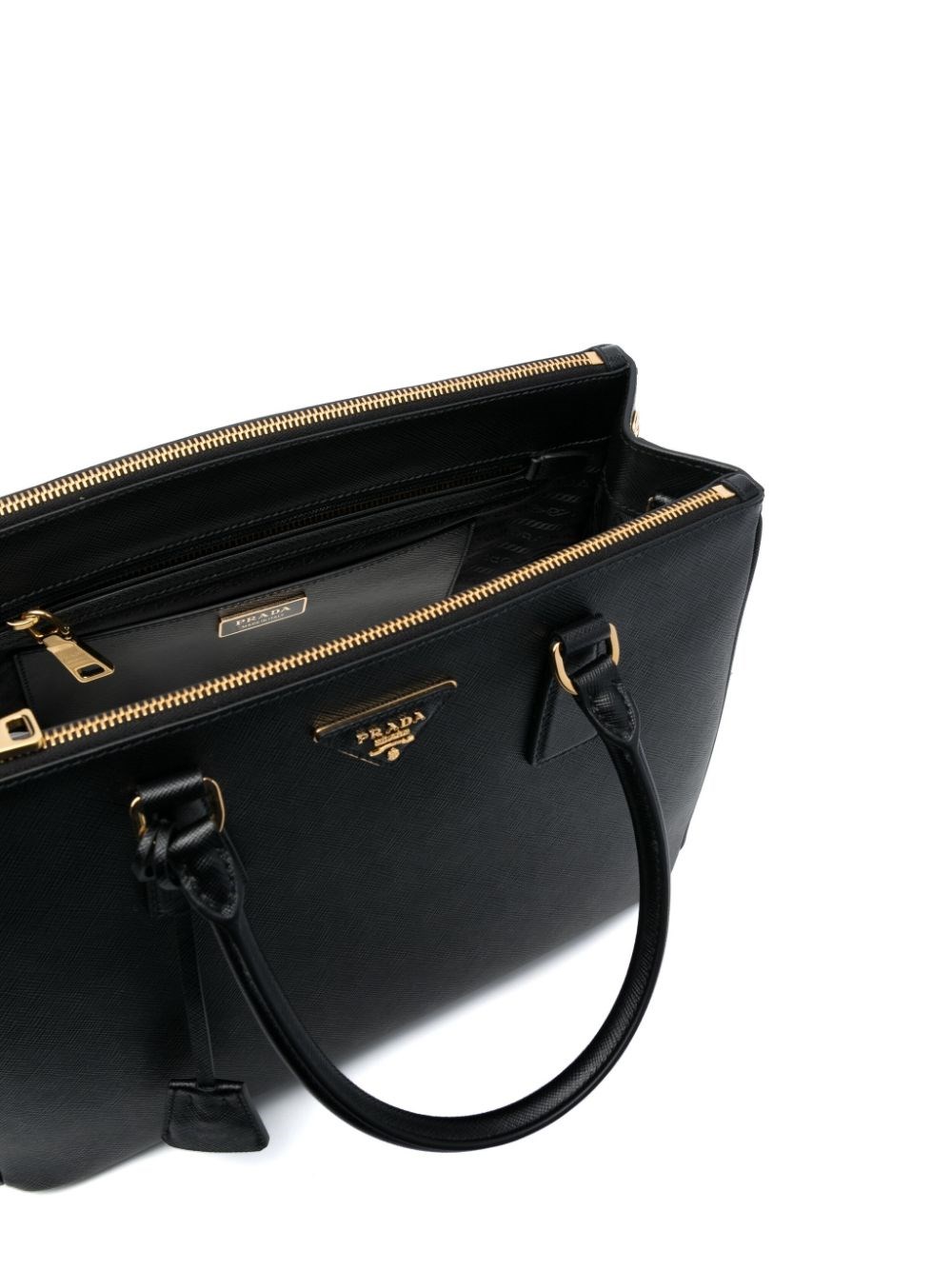 black prada saffiano galleria tote