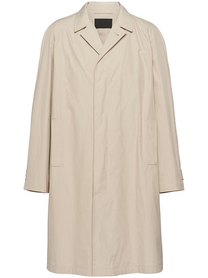 ＊PRADA＊ シングルブレスト アニマルプリント ドリルコート Prada シングルブレストアニマルプリントドリルコート available
