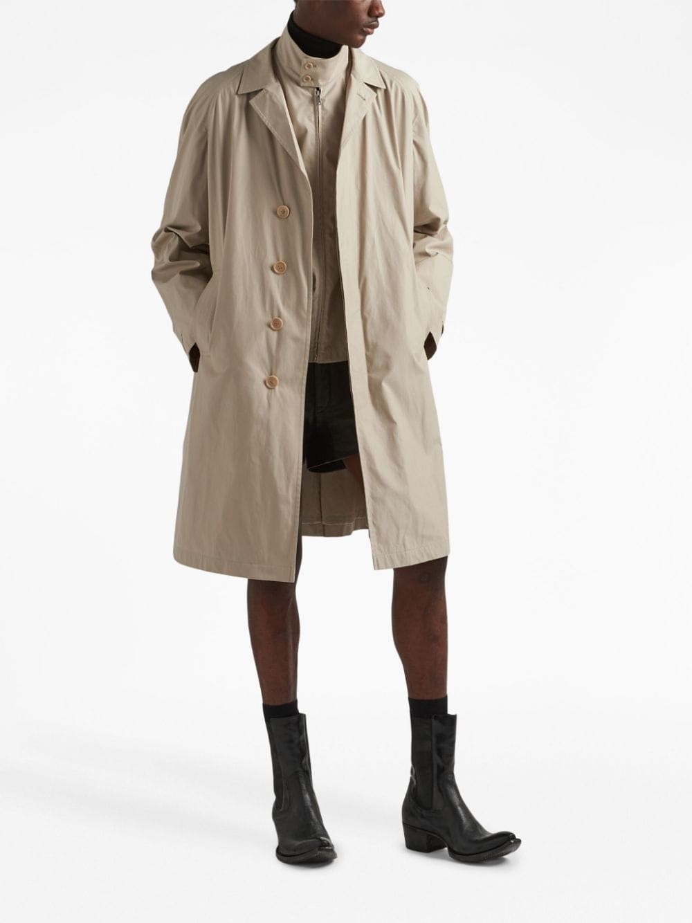 COTTON-BLEND OVERCOAT