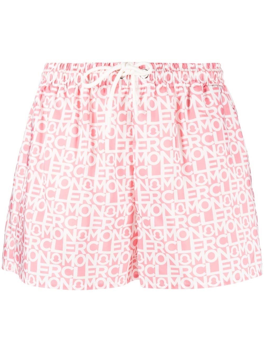 Moncler Shorts In Pink & Purple