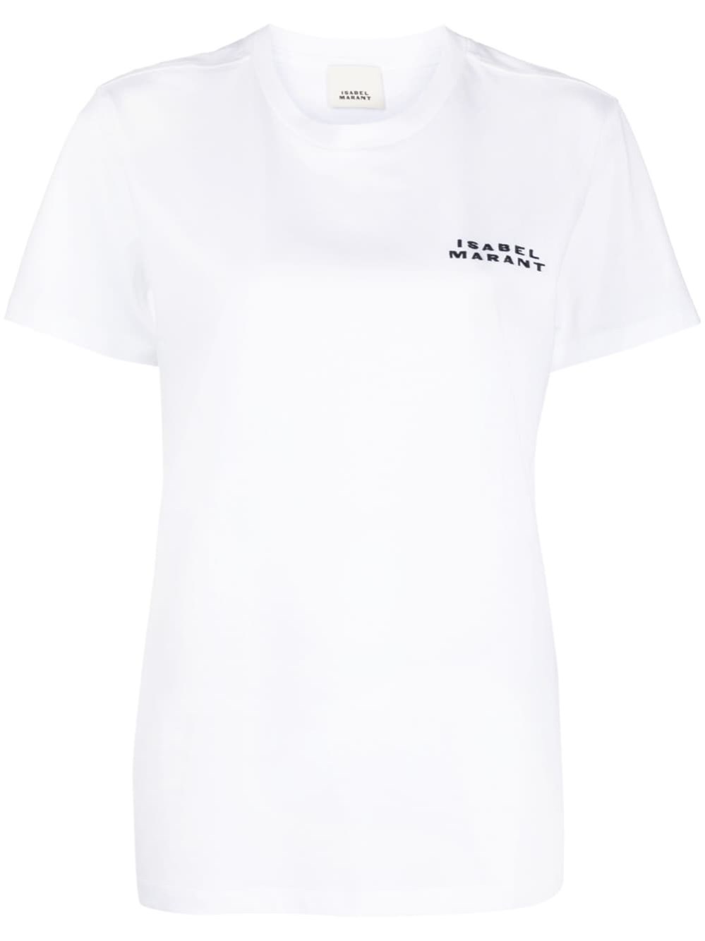Shop Isabel Marant Logo T-shirt In White
