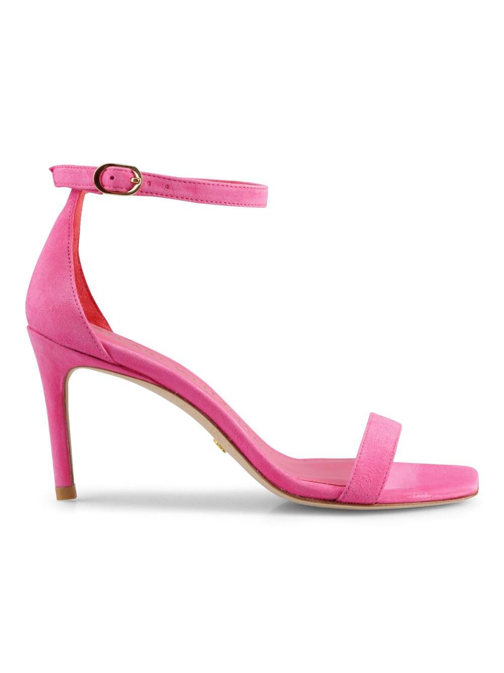 Shop Stuart Weitzman Nunakedcurve 85 Sandals In Pink & Purple