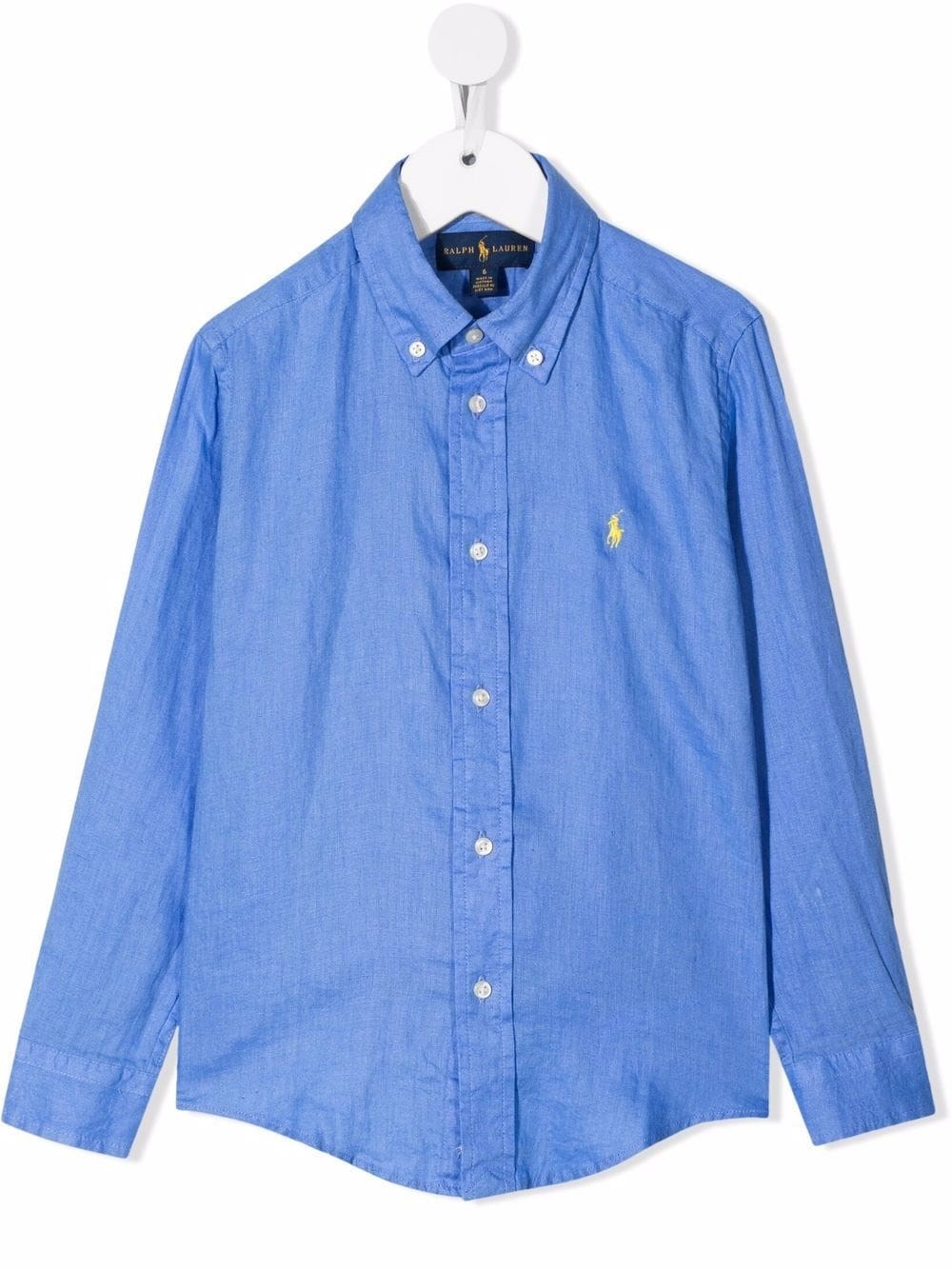 Polo Ralph Lauren Long-sleeved Shirt In Blue