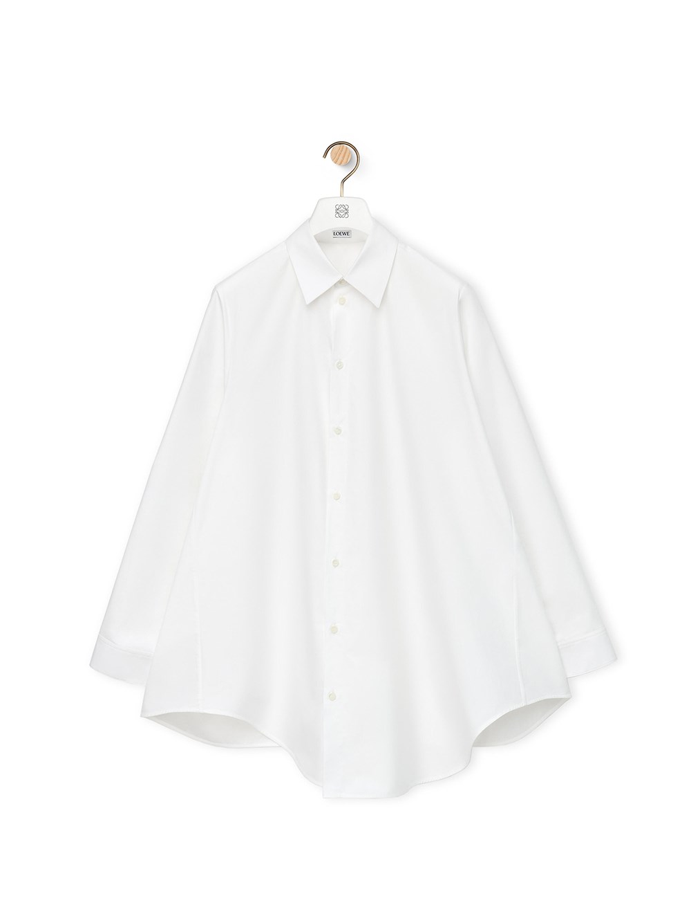 Loewe Trapeze Dress In White