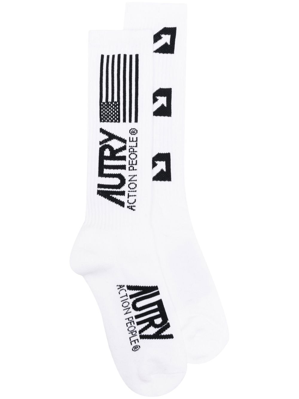 Autry Man Unisex Socks In White