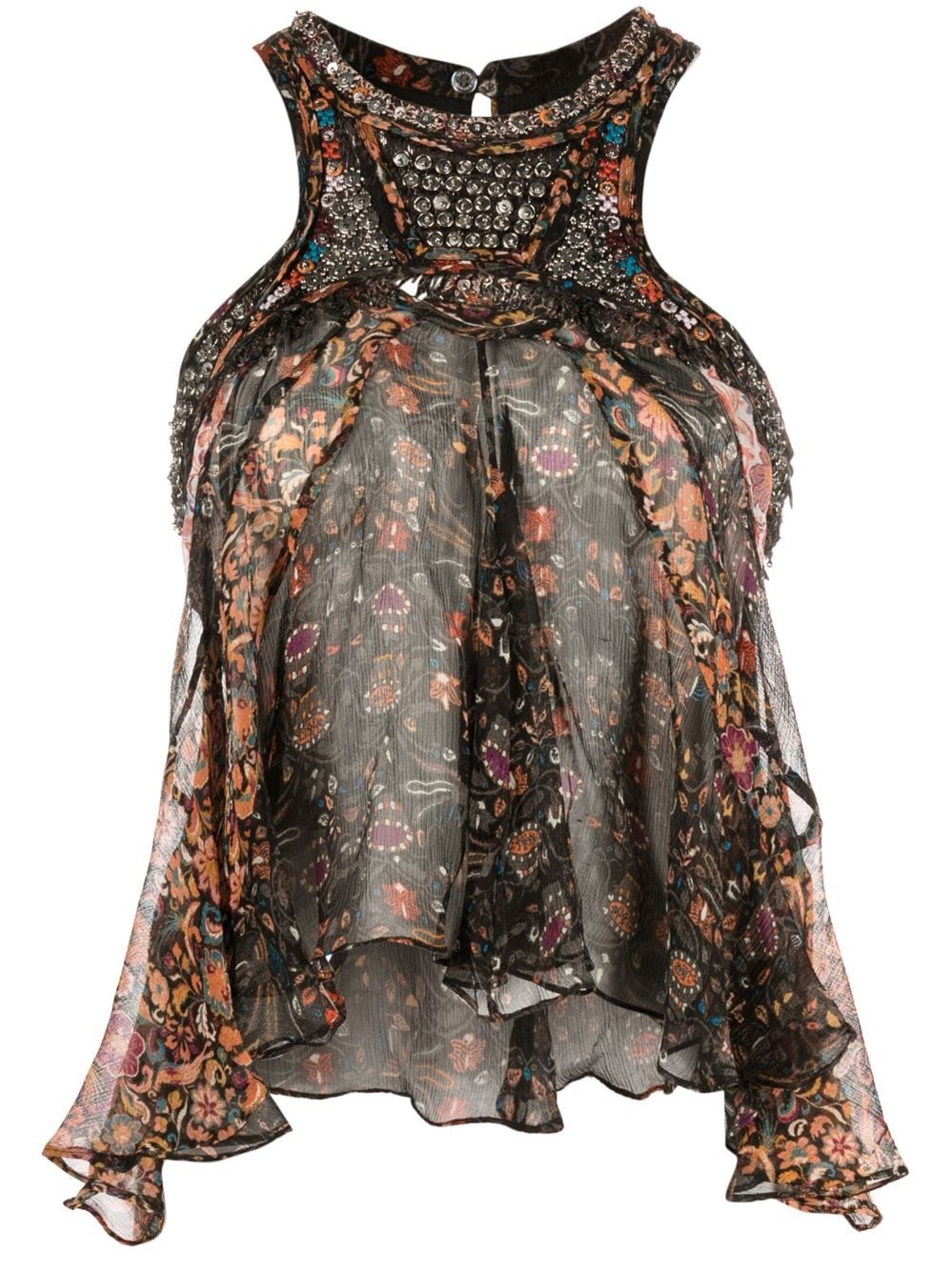 Isabel Marant Round-necked Vest In Black