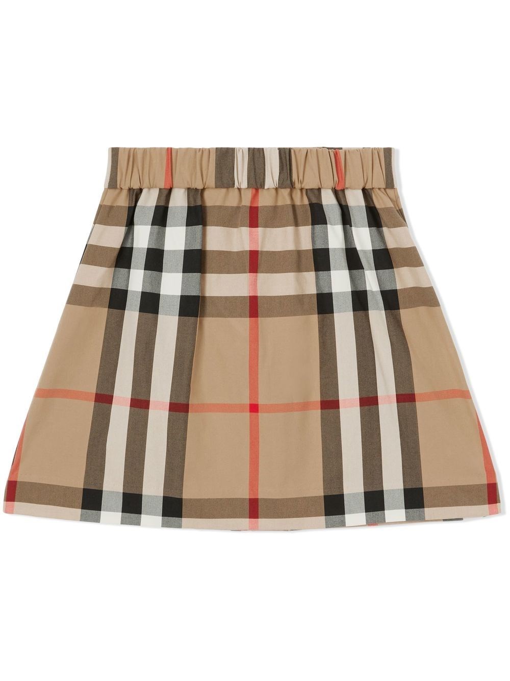 Shop Burberry Skirt In Nude & Neutrals