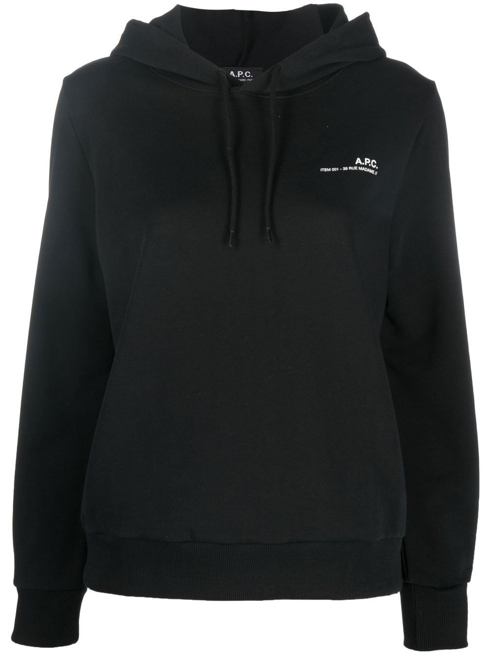 Shop Apc Logo Sweater In Black
