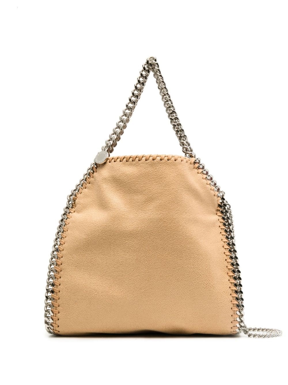 Stella Mccartney 3chain Tote Eco Shaggy Deer In Nude & Neutrals