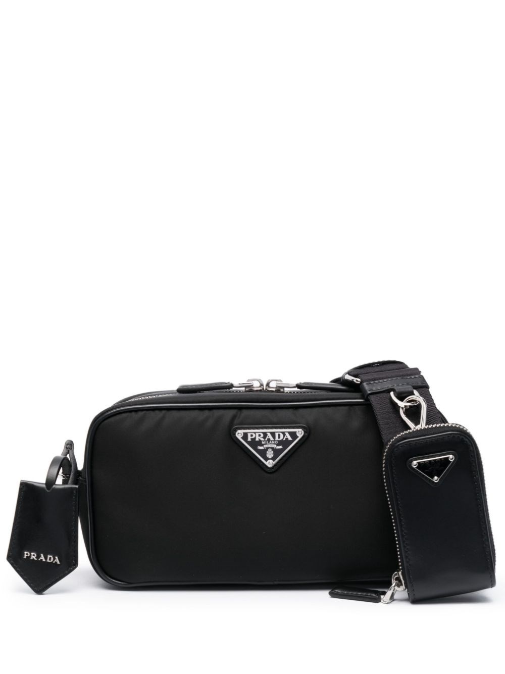 Prada Bandoliera Handbag In Nero 1