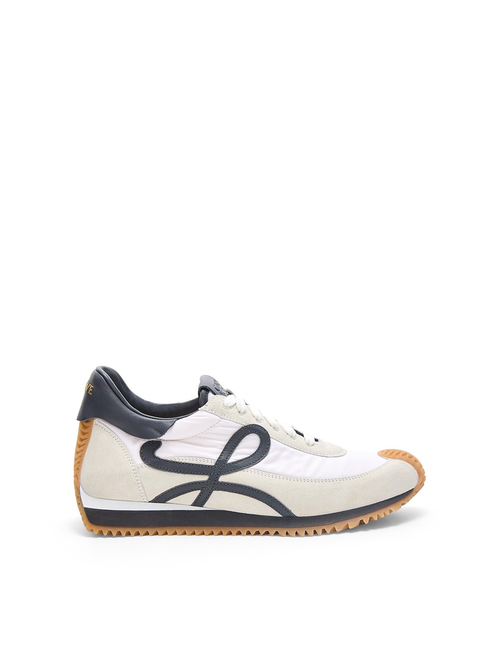Loewe Flow Runner Monogram-embroidered Suede Low-top Trainers In Blue