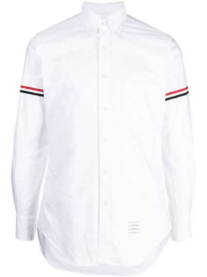 Tシャツ・カットソー THOM BROWNE FW24 'Classic RWB' shirt (MWL150E03113 480) Tシャツ・カットソー THOM BROWNE FW24 'Classic RWB' shirt