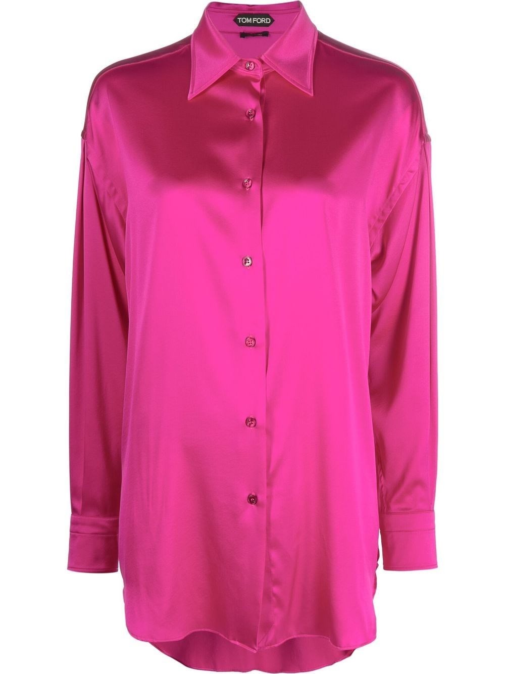 Shop Tom Ford Shirt In Pink & Purple