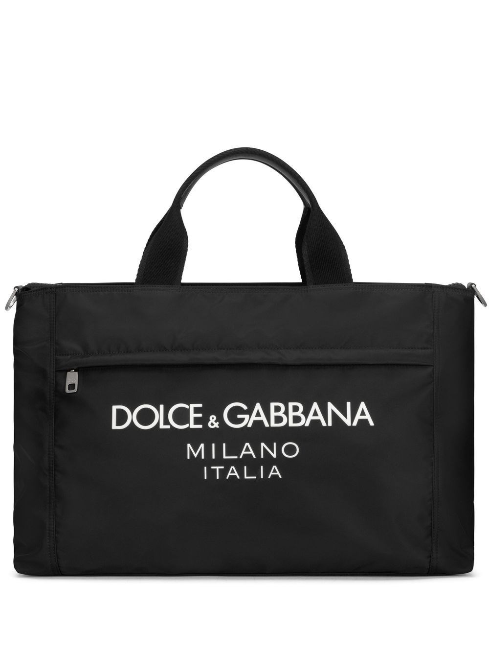 Dolce & Gabbana Dolce&gabbana Black Nylon Tote Bag Men In Black