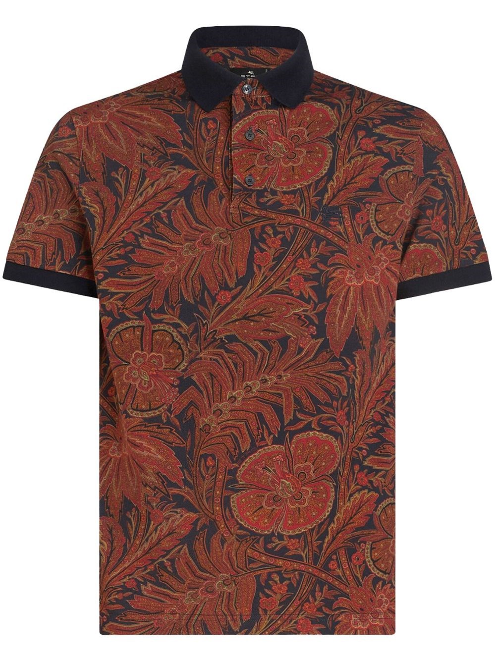 Shop Etro Polo Roma In Red