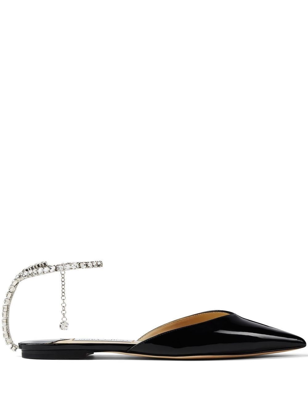 SAEDA FLAT BOB BLACK/CRYSTAL