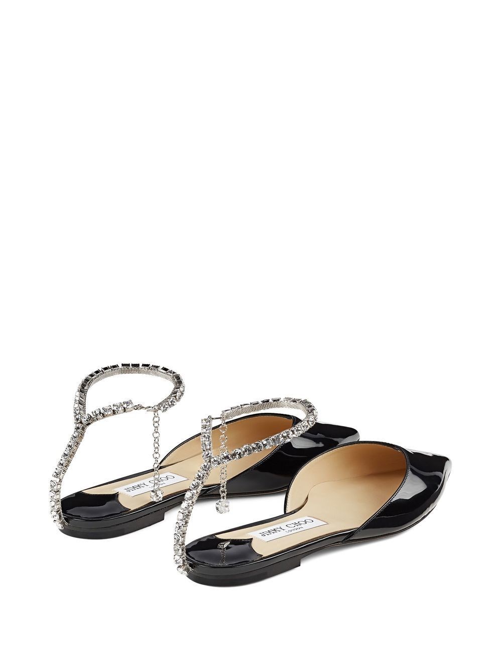 SAEDA FLAT BOB BLACK/CRYSTAL